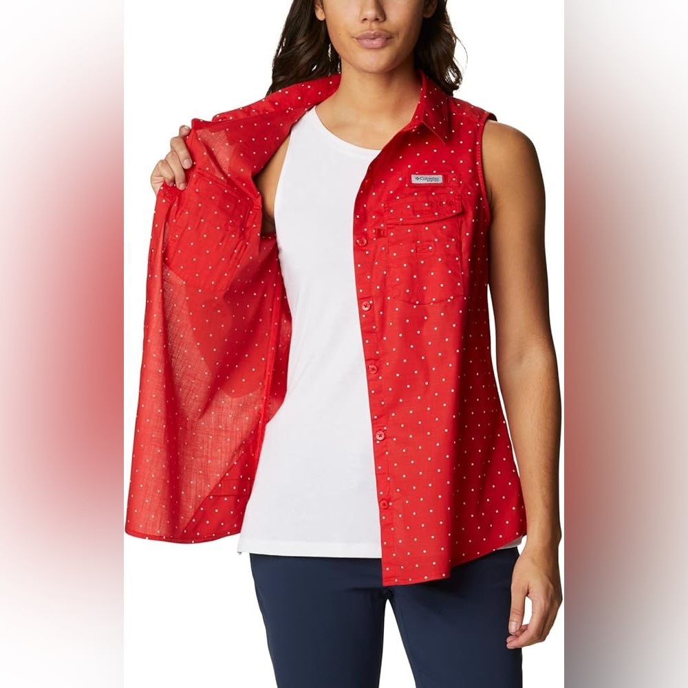 Columbia Women's PFG Bonehead Stretch‎ Tank Size Medium - Picture 4 of 8